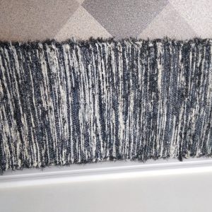 strapatý čierno-krémový š. 50 cm